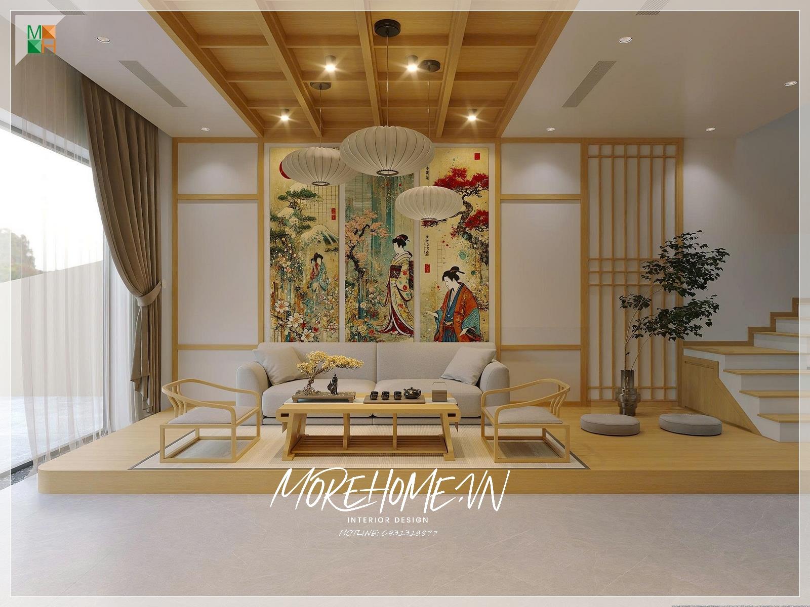  Thiết kế nội thất biệt thự phong cách Nhật Bản: Tối giản, ấm áp