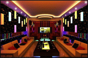 Tranh kính nghệ thuật vẻ đẹp mới độc đáo cho quán karaoke khách sạn